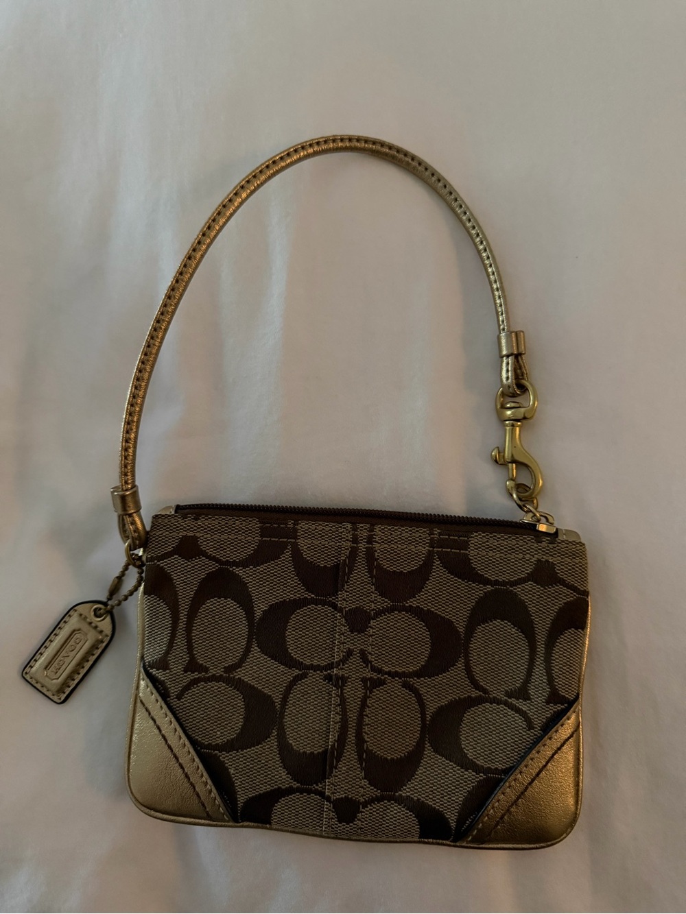 Coach Signature Wristlet
